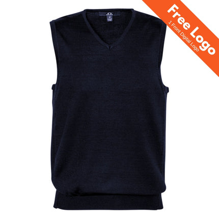 Biz Collection Men's V-Neck Sleeveless Sweater Vest