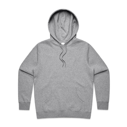 AS Colour Women's Stencil Hoodie 4102 in Grey Marle, unbranded front view from the official supplier.