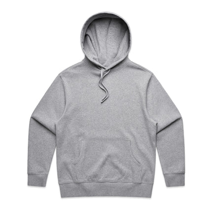 AS Colour Heavy Hoodie 5146 in Grey Marle, unbranded front view from the official supplier.
