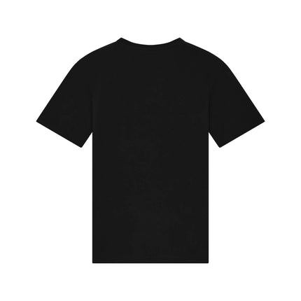 Champion CH1000 Adult Jersey T-Shirt in Black, back view.
