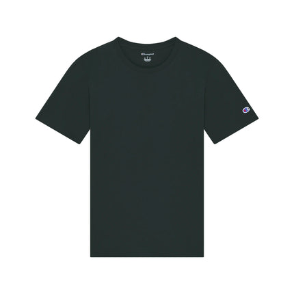 Champion CH1000 Adult Jersey T-Shirt in Dark Green, front view.