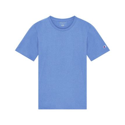 Champion CH1000 Adult Jersey T-Shirt in Light Blue, front view.