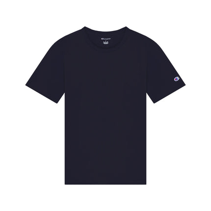 Champion CH1000 Adult Jersey T-Shirt in Navy, front view.
