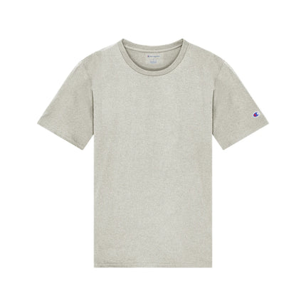 Champion CH1000 Adult Jersey T-Shirt in Oatmeal Heather, front view.