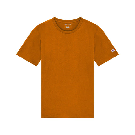 Champion CH1000 Adult Jersey T-Shirt in Texas Orange, front view.