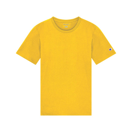 Champion CH1000 Adult Jersey T-Shirt in Yellow Cab, front view.