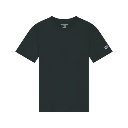Champion CH1081 Youth Jersey T-Shirt in Dark Green, front view.