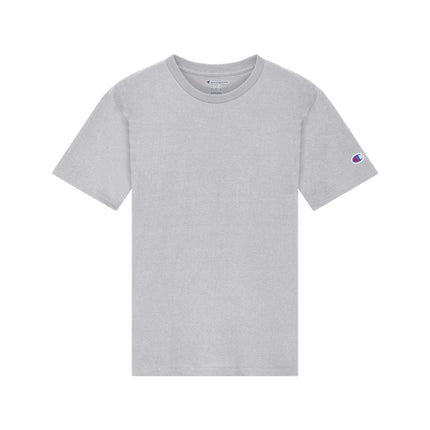 Champion CH1081 Youth Jersey T-Shirt in Light Steel, front view.