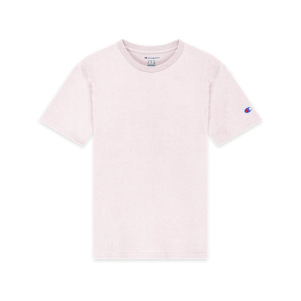 Champion CH1081 Youth Jersey T-Shirt in Lilac Pink, front view.