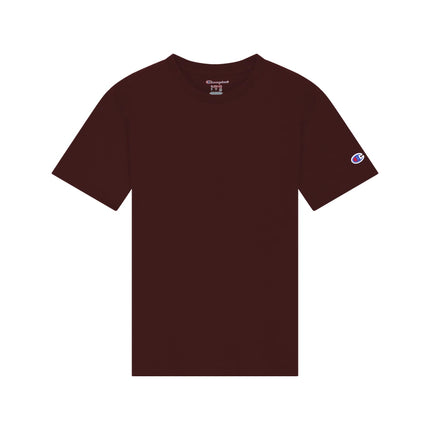 Champion CH1081 Youth Jersey T-Shirt in Maroon, front view.