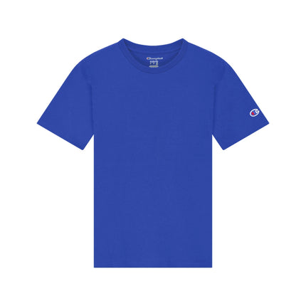 Champion CH1081 Youth Jersey T-Shirt in Royal Blue, front view.