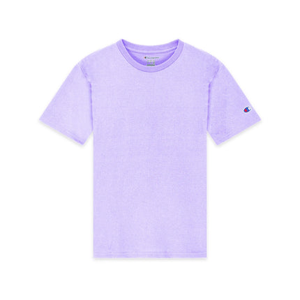 Champion CH1081 Youth Jersey T-Shirt in Urban Lilac, front view.