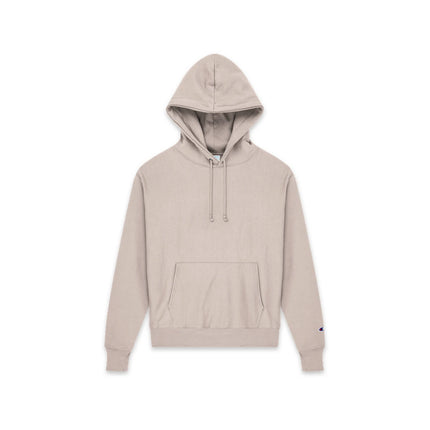 Champion S101 Adult Reverse Weave Pullover Hooded Sweatshirt in Body Blush, front view.