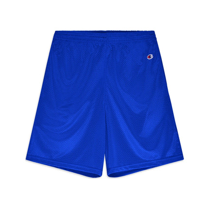 Champion S162 Adult Mesh Shorts with Pockets in Athletic Royal, front view.