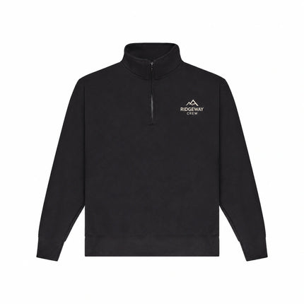 Champion S450 in Black, front view with an illustrative fictional company logo embroidered on the left chest.