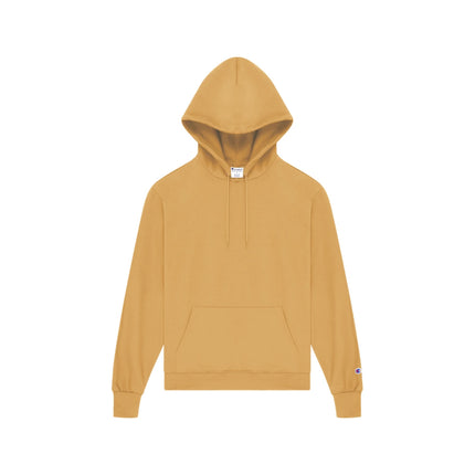 Champion S700 Adult Powerblend Pullover Hoodie in Gold Glint, front view.