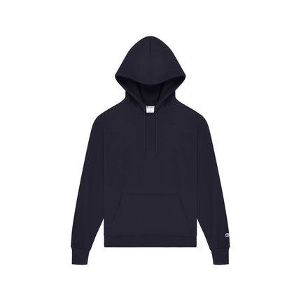 Champion S700 Adult Powerblend Pullover Hoodie in Navy, front view.