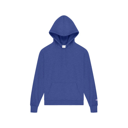 Champion S700 Adult Powerblend Pullover Hoodie in Royal Blue Heather, front view.