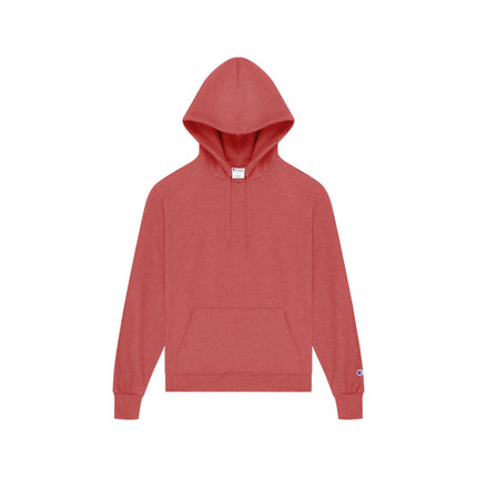 Champion S700 Adult Powerblend Pullover Hoodie in Scarlet Heather, front view.