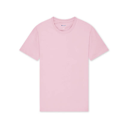 Champion T425 Adult Cotton Jersey T-Shirt in Pink Candy, front view.