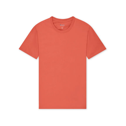 Champion T425 Adult Cotton Jersey T-Shirt in Red River Clay, front view.