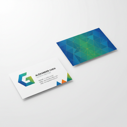 Standard Laminated Business Cards | 350gsm Full-Colour Printing