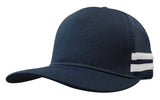 3995 deep-fit striped trucker cap in Navy/White