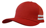 3995 deep-fit striped trucker cap in Red/White
