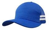 3995 deep-fit striped trucker cap in Royal/White
