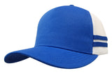 3995 deep-fit striped trucker cap in Royal/White/Royal