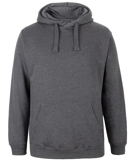 JB's Wear Fleecy Hoodie 3FH in Charcoal Marle, unbranded front view from the official supplier.