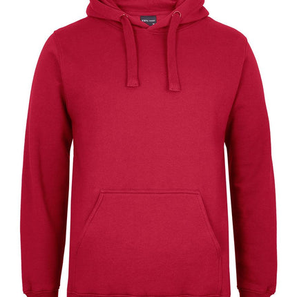 JB's Wear Fleecy Hoodie 3FH in Red, unbranded front view from the official supplier.