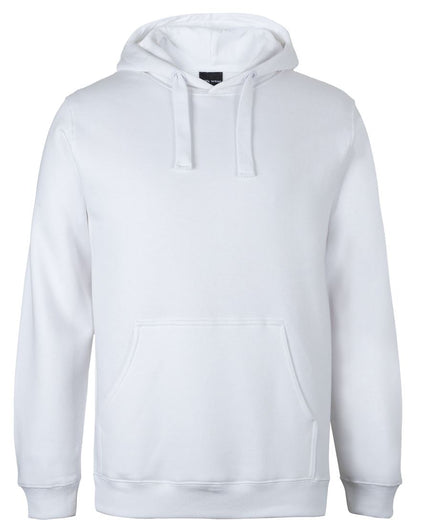 JB's Wear Fleecy Hoodie 3FH in White, unbranded front view from the official supplier.