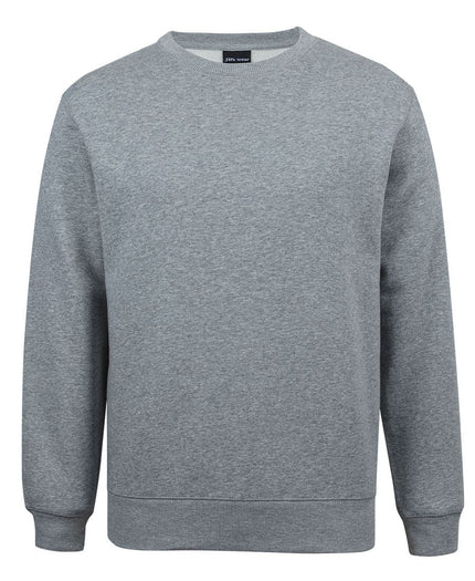 JB's Wear Classic Fleecy Sweatshirt 3FS in 13% Marle, unbranded front view from the official supplier.